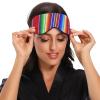 Sleep Mask Mexican Serape Blanket Stripes Night Eye Shade Cover Soft Comfort Blindfold Blockout Light Adjustable Strap for Men Women view 4