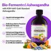 Ashwagandha KSM-66 Liquid Bio-Fermented with Turmeric, Probiotics & Digestive Enzymes for Mood & Gut Health - Natural Berry Passion Flavour view 2