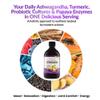Ashwagandha KSM-66 Liquid Bio-Fermented with Turmeric, Probiotics & Digestive Enzymes for Mood & Gut Health - Natural Berry Passion Flavour view 3