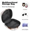 Storage Bag for Sanitary Napkin Pads, Menstrual Cup Pouch, Period Bag Organizer for Feminine Pads Tampons, Basenji Dog Giving High Five view 4