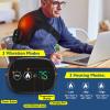 AFDEAL Heated Shoulder Wrap Brace Support with Vibration, Heating Electric Shoulder Wrap with Massage, 3 Modes Cordless Shoulder Pad for Men and Women, Fits for Left or Right Shoulder, Black view 4
