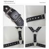 BDSMJOY Men Punk Body Chest Harness Men Rivet Leather Chest Harness,Adjustable Gothic Men Clothing,Fetish Sexy Slave Bandage Costumes Men Clubwear Night Show Costume,BDSM Restraints Shoulder Strap view 2