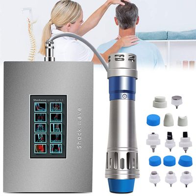 ED Shock Wave Therapy Machine Muscle Pain Relief Shockwave Massager Acoustic Treat Device for Erectile Dysfunction Treatments Portable Physiotherapy Massage Gun for Body Relax
