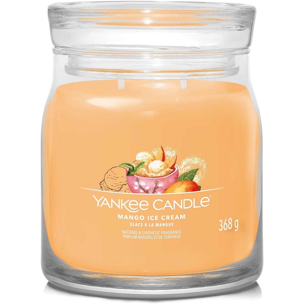 Yankee Candle Mango Ice Cream Medium Jar