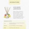 Yankee Candle Signature Reed Diffuser | Iced Berry Lemonade | 100ml | up to 10 Weeks of Fragrance | Perfect Gifts for Women view 3