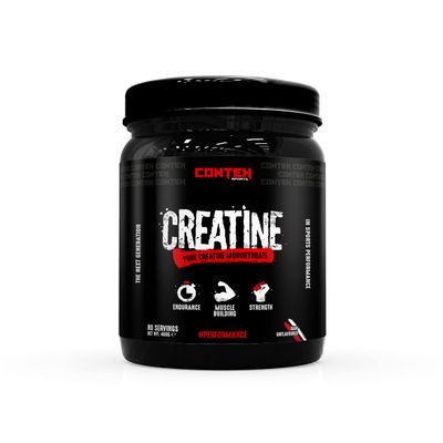 Conteh Sports Creatine Monohydrate -Micronized Powder, Increases High-Intensity Physical Performance. 400gram (80 Servings)
