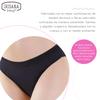 Irisana - Menstrual Panties - Organic Cotton and Bamboo - Medium and Abundant Flow - Ideal for Urine Loss - Breathable - Black - Size 2XL view 4