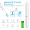 MitButy Travel Electric Toothbrush with 4 Brush Heads, Battery Operated Waterproof Portable Sonic Electric Toothbrush Set - with Snap-on Travel Case Ideal for Travelling/Business/Holiday/Gym/Office view 2