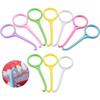 Wudaizhi 10pcs Aligner Removal, Portable Invisible Braces Removal Tool for Orthodontic Aligners (random Color) view 1