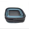 SAMMART 10L Collapsible Rectangular Handy Basket/Bucket (Grey/Sea Angel (Set of 2)) view 2
