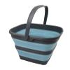 SAMMART 10L Collapsible Rectangular Handy Basket/Bucket (Grey/Sea Angel (Set of 2)) view 4
