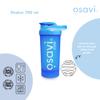 OSAVI Shaker, Blue  700 ml | EasytoUse with Measuring Cup & Metal Ball | Dishwasher Safe & BPA Free view 3