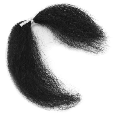 Fake Mustache, ReusablevFalse Beards, False Facial Hair Makeup, Fake Face Beard 8g (Black)