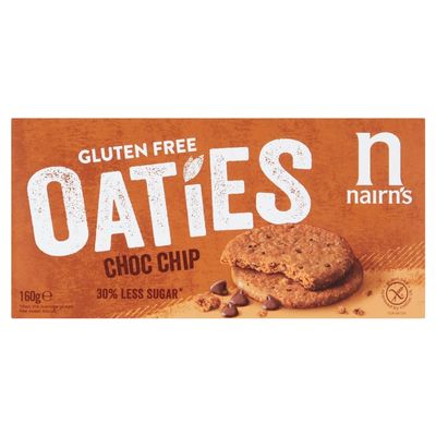 Nairn's Gluten Free Oaties Choc Chip, 160 g