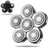 UPTARD Head Shaver Replacement Heads,Head Shaver Replacement Blades, Head Shavers for Bald Men,Head shavers for Men, Stainless Steel Rotary Blades for Electric Head Razor (silver6) view 1