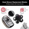 UPTARD Head Shaver Replacement Heads,Head Shaver Replacement Blades, Head Shavers for Bald Men,Head shavers for Men, Stainless Steel Rotary Blades for Electric Head Razor (silver6) view 2