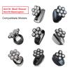 UPTARD Head Shaver Replacement Heads,Head Shaver Replacement Blades, Head Shavers for Bald Men,Head shavers for Men, Stainless Steel Rotary Blades for Electric Head Razor (silver6) view 3