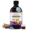 Ashwagandha KSM-66 Liquid Bio-Fermented with Turmeric, Probiotics & Digestive Enzymes for Stress, Mood & Gut Health - Natural Berry Passion Flavour view 1
