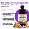 Ashwagandha KSM-66 Liquid Bio-Fermented with Turmeric, Probiotics & Digestive Enzymes for Stress, Mood & Gut Health - Natural Berry Passion Flavour view 2