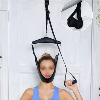 Samnuerly Physical Therapy Neck Decompressor, Cervical Neck Traction Device Over Door Portable Neck Stretcher Hammock for Neck Pain Relief