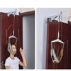 Samnuerly Neck Stretcher Decompression Set - Cervical Traction Device Hammock, Over Door Physical Therapy Device for Neck Pain Relief,Grey view 2