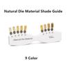 Dental Natural Die Material Shade Guide Teeth Bleach Whitening Denture Tooth Compared Tool(Size:9Colors) view 2