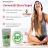 Coconut Oil Natural Softgels 1000mg x 60 Pure Cold Pressed Extra Virgin Oil Capsules for Optimal Anti Ageing, High Potency Supplement for Skin & Hair view 2
