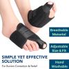 2Pcs Bunion Corrector Toe Splints Adjustable Foot Wrap and Big Toe Brace to Correct Toe for Hallux Valgus Pain Relief view 2