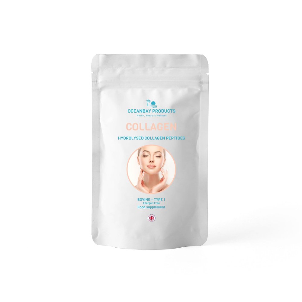 Hydrolysed Collagen Peptides Bovine Type 1 - Capsules for Skin Hair Tendons and Healthy Joints (90 Capsules)