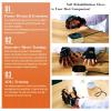 AALGO Household Rehabilitation Robot Pneumatic Gloves,Finger Straightening Guard Protector,Grip Strength Trainer,For Patients With Hand Dysfunction Minimize Spasticity,LeftHand-XL view 3