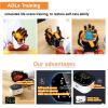 AALGO Rehabilitation Robot Gloves,Finger Extension Exercise for Stroke Hemiplegia Patients,for Patients With Hand Dysfunction Training Finger Flexion Correction,LeftHand-XL(child) view 3