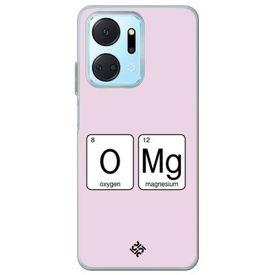Movilshop Case for [ Honor X7A ] Cool Phrases [ Oxygen + Magnesium  GMO] Transparent Flexible Silicone Case Cover Gel for Smartphone.