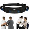 KkaFFe Transfer Belt Assist Transfer Sling, Gait Belt with Handles, Transfer Belt for Elderly, Patient Gait Belts, Transfer Belt Assist, Gait Belts for Seniors, Upgraded Using Rubber Handles (Black-1) view 1