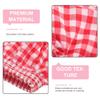 HONMEET Oilproof Arm Sleeves Oversleeves Protector 3 Pairs Plaid Pattern Cotton Linen for Kitchen Cooking Gardening Cleaning Work view 3