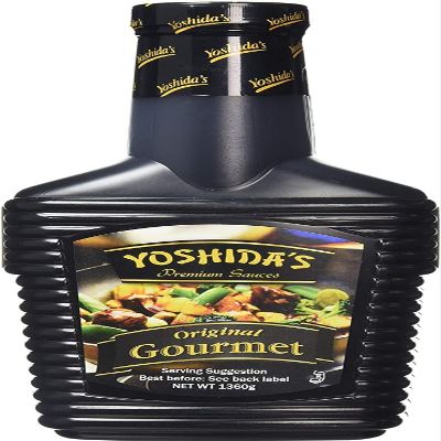 YOSHIDA'S Original Gourmet Sauce Large 1360g Bottle | Highly Concentrated Soya Based Marinade & BBQ Sause | Multipurpose Sause | Ideal for Marinade | Sold by Essential Products