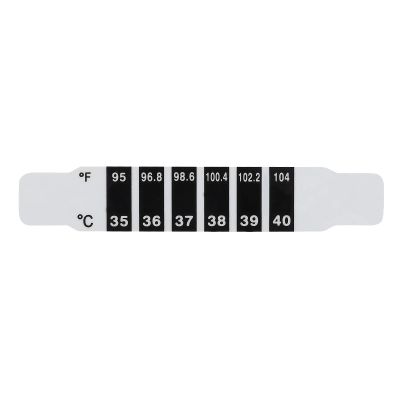 Forehead Thermometer Strips,Quick Read Forehead Thermometer Strips Reusable Infants Thermometers Baby Temperature Strip