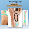 Kinesiology Tape Pro 3 Rolls, Waterproof Breathable Latex Free Tape, 10 inches Precut, 60 Precut Strips Strips for Knee Pain, Elbow, Shoulder Muscle & Joint Support (Pink view 2