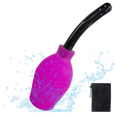 AWAVM 310ML Anal Douche Enema Bulb for Women's or Man's Health - Safe Comfortable Rubber Washing Cleaning Kit