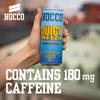 NOCCO Sugar Free Energy Drink  BCAA, 180mg High Caffeine, with Amino Acids & Vitamins, Ideal for Pre Workout  12 x 330ml (Juicy Melba) view 3