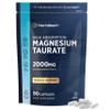 Magnesium Taurate Supplement 2000mg | High Strength Balanced Formula for Absorption & Bioavailability | 90 Vegan Capsules | for Men & Women | Horbaach view 1