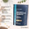 Magnesium Taurate Supplement 2000mg | High Strength Balanced Formula for Absorption & Bioavailability | 90 Vegan Capsules | for Men & Women | Horbaach view 2