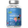 Kids Magnesium Chewable Tablets 100mg | Berry Flavour | 120 Count | Magnesium Citrate Tablets for Children Aged 4+ (Not Gummies) | Vegan | by Horbaach view 1
