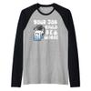 Your Job Could Be Worse Funny Toilet Paper Humor Sarcastic Raglan Baseball Tee view 1