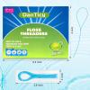 Floss Threaders, Deep Clean Dental Floss Threader for Braces, Bridges, and Implants Blue view 2