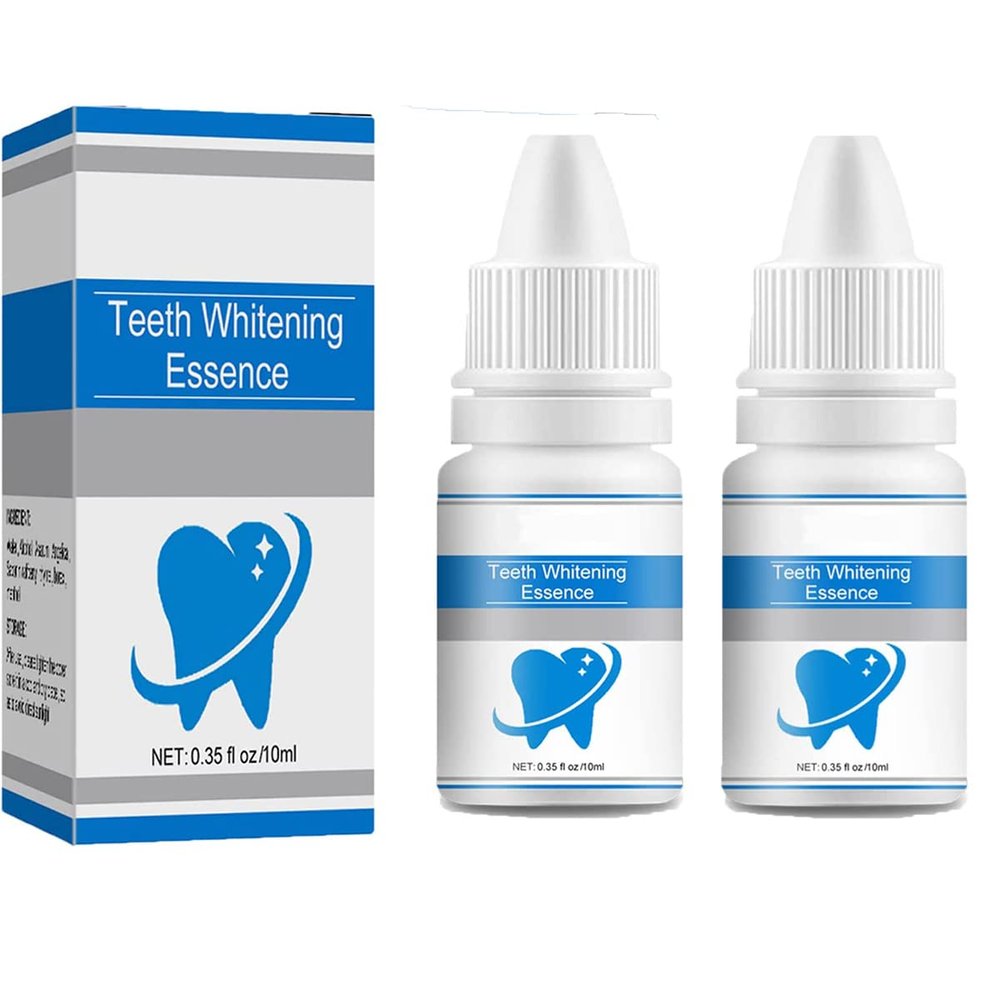 Dazzlewhite Teeth Whitening Essence,Sensitive Teeth Whitening Essence Liquid,Natural Instant Teeth Stain Remover to Whiten Teeth (2pcs)
