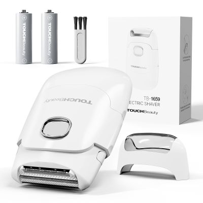 TOUCHBeauty Bikini Trimmer for Women, Electric Pubic Hair Shaver with Gentle Blades for Painless Wet or Dry Use, IPX5 Waterproof, Cordless Lady Shaver for Bikini Line, Intimate Areas