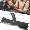 Beard Shaper Beard Shaping Tool for Men, Rotated Beard Lineup Guide Template Men's Beard Shaping Tool for Styling and Edging Jaw Cheek Neck Line view 2