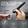 Enema Bulb Anal Douche Kit - with Shower Connect, 245ml Silicone Enema for Personal Hygiene & Refreshing Rinse, Anti-Backflow Valve & 7-Hole Nozzle, Filter Attachment Included (Black) view 4