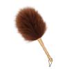 ACiyD Feather Duster Washable Duster Soft Wool Feather Duster with Wood Handle Brush Cleaning Toolfor Cleaning Vehicles Office and Housework Dusting Microfiber Duster Cobweb Duster (Brown) (Brown) view 1