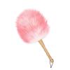 ACiyD Dusters Soft Wool Feather Duster with Wood Handle Brush Cleaning Tool Lambswool Dusters for Cleaning Vehicles Office and Housework Dusting Cleaning Tools (Color : Red wine-small) (A) view 1